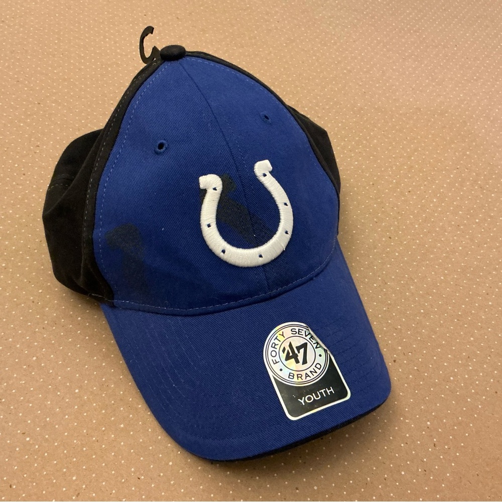 47 Brand Black Youth Cap Indianapolis Colt’s